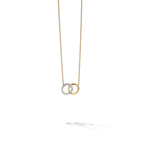 Jaipur Diamond 2 Circle Link Pendant - 1
